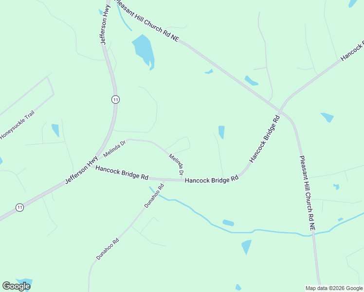 map of restaurants, bars, coffee shops, grocery stores, and more near 713 Melinda Drive in Winder