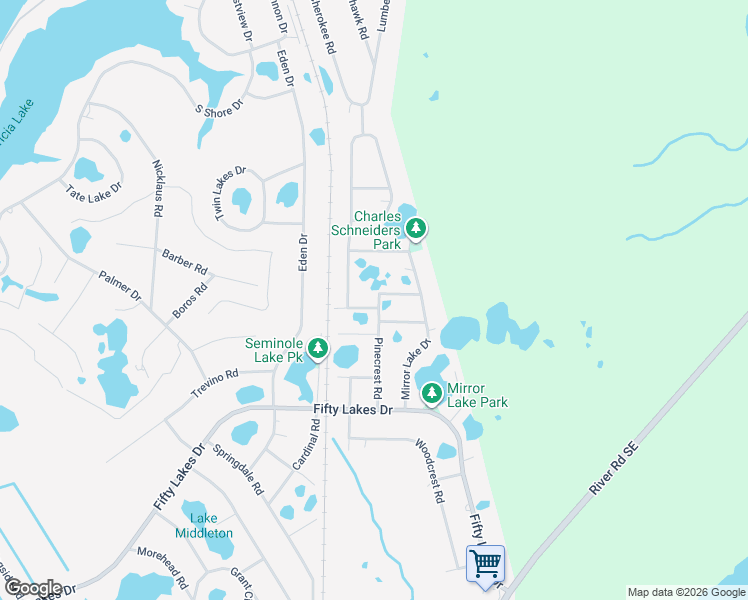 map of restaurants, bars, coffee shops, grocery stores, and more near 1001 Pinecrest Rd in Southport