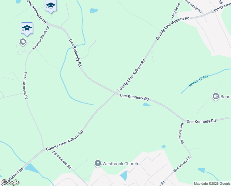 map of restaurants, bars, coffee shops, grocery stores, and more near 867 Dee Kennedy Road in Winder