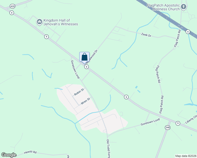 map of restaurants, bars, coffee shops, grocery stores, and more near 2107 South Carolina 9 Business in Loris