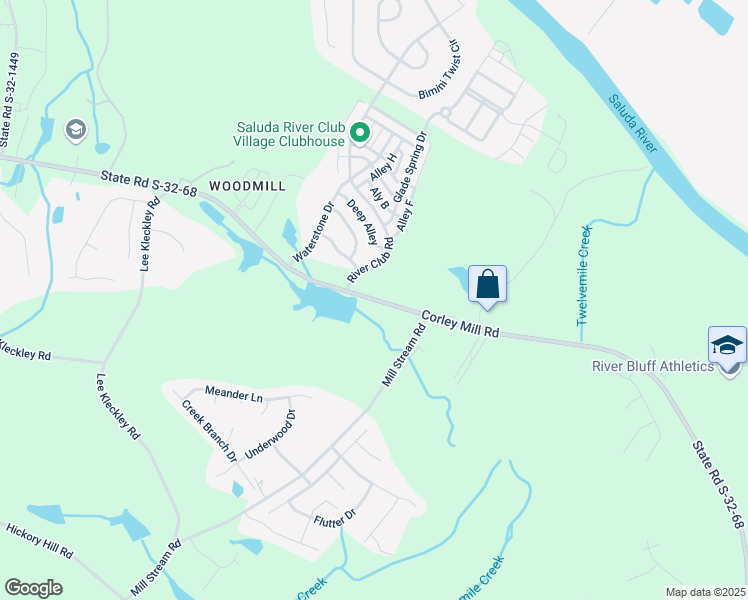 map of restaurants, bars, coffee shops, grocery stores, and more near 633 State Road S-32-68 in Lexington