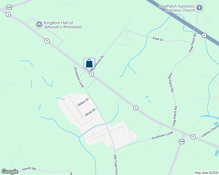 map of restaurants, bars, coffee shops, grocery stores, and more near 2107 South Carolina 9 Business in Loris