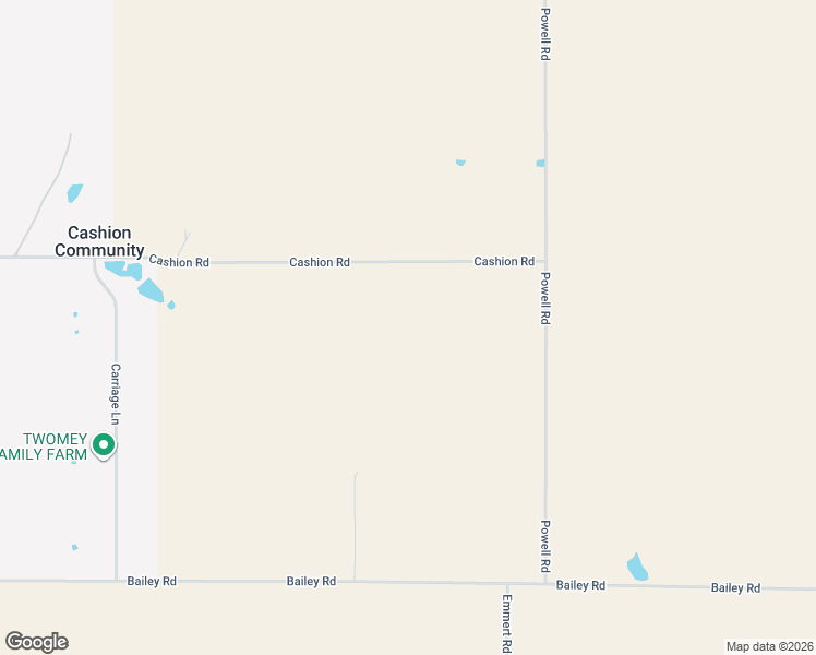 map of restaurants, bars, coffee shops, grocery stores, and more near in Cashion Community