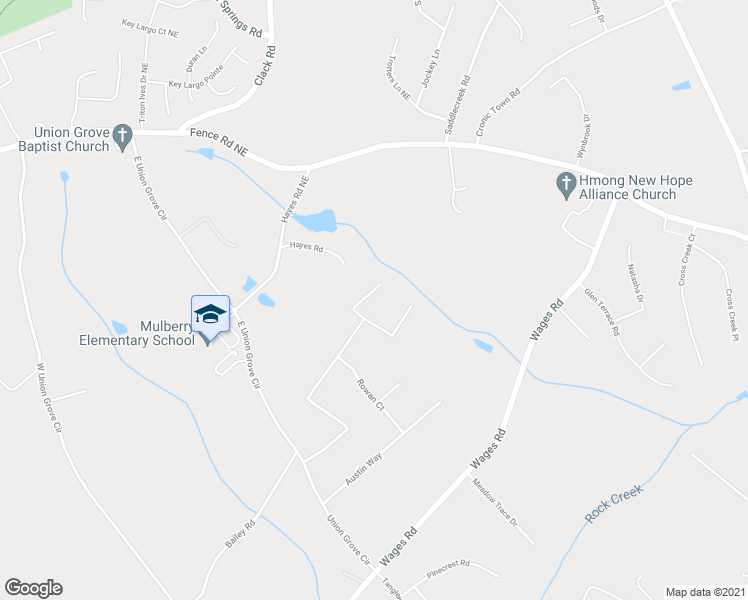 map of restaurants, bars, coffee shops, grocery stores, and more near 2118 Blackberry Circle in Auburn
