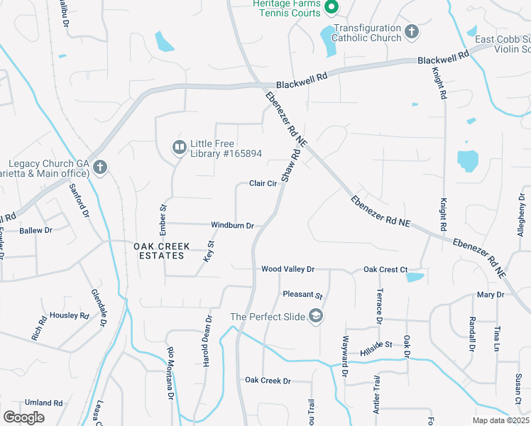 map of restaurants, bars, coffee shops, grocery stores, and more near 3389 Shaw Road in Marietta