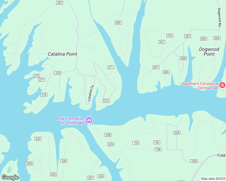 map of restaurants, bars, coffee shops, grocery stores, and more near 190 County Road 272 in Cullman