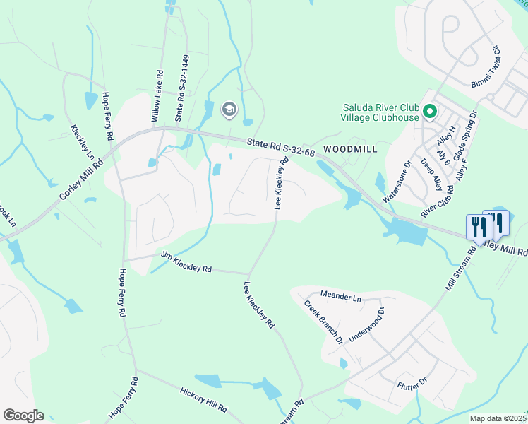 map of restaurants, bars, coffee shops, grocery stores, and more near 131 King Lees Court in Lexington