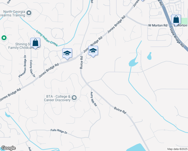 map of restaurants, bars, coffee shops, grocery stores, and more near 4340 Candacraig in Alpharetta