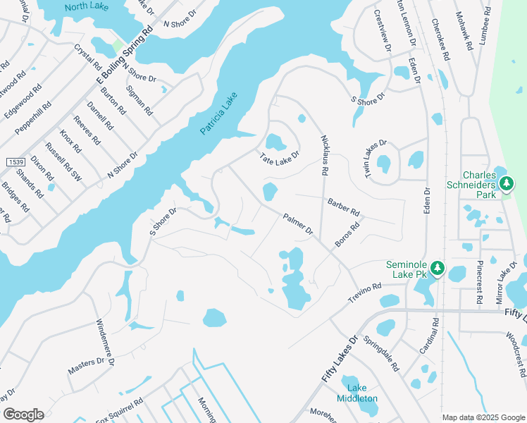 map of restaurants, bars, coffee shops, grocery stores, and more near 502 Palmer Drive in Southport