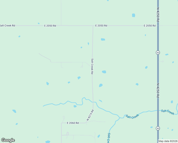 map of restaurants, bars, coffee shops, grocery stores, and more near Salt Creek Road in Hugo