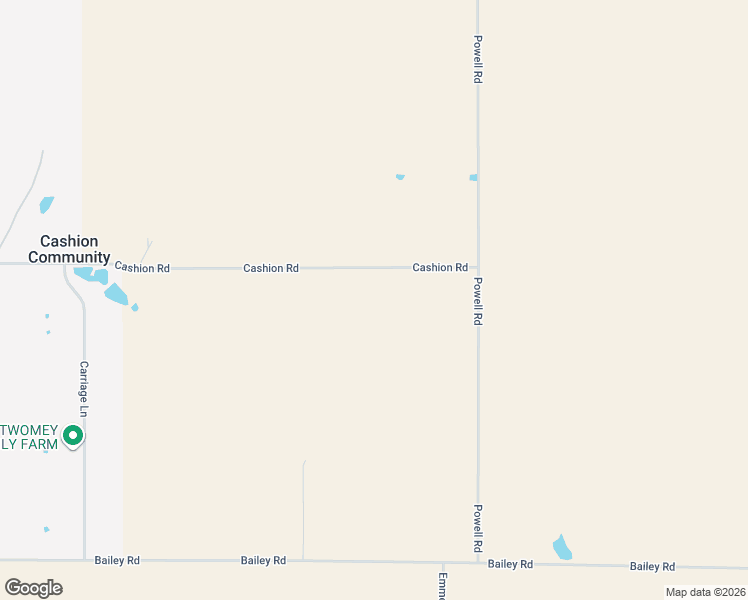 map of restaurants, bars, coffee shops, grocery stores, and more near in Cashion Community