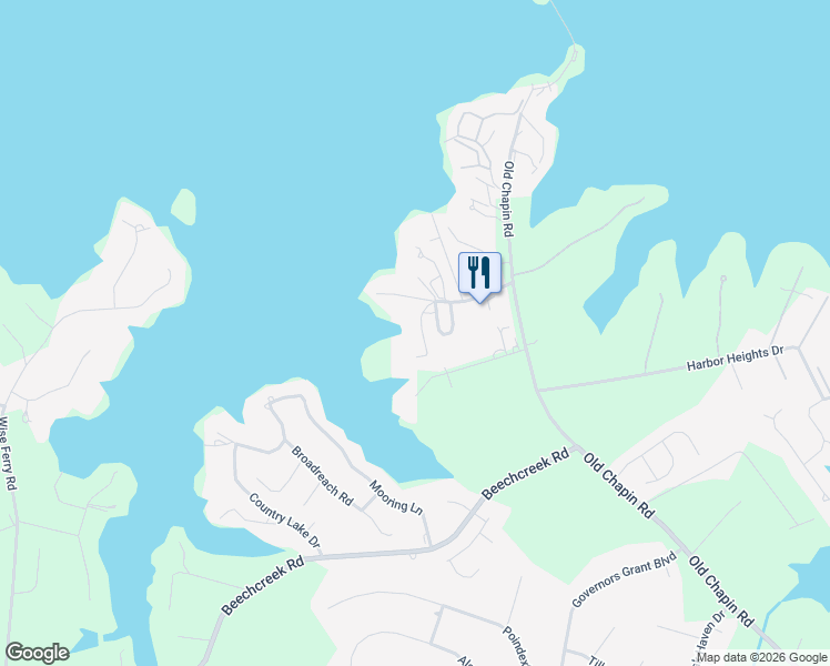 map of restaurants, bars, coffee shops, grocery stores, and more near 132 Buckboard Road in Lexington
