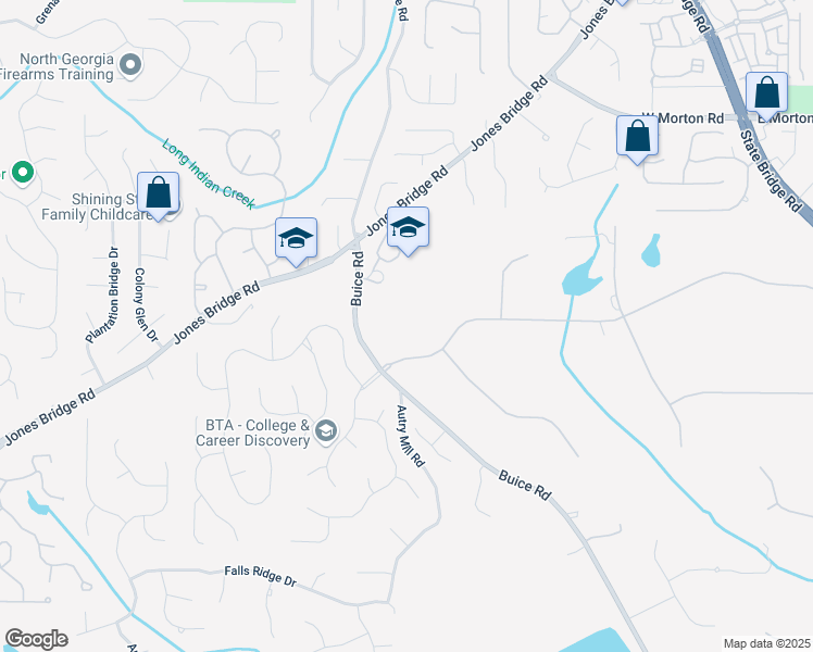 map of restaurants, bars, coffee shops, grocery stores, and more near 4340 Candacraig in Alpharetta