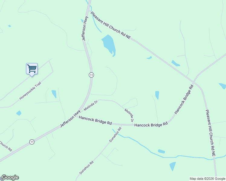 map of restaurants, bars, coffee shops, grocery stores, and more near 824 Eastmont Road in Winder
