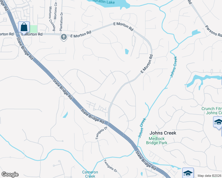 map of restaurants, bars, coffee shops, grocery stores, and more near 300 Laurel Green Way in Alpharetta