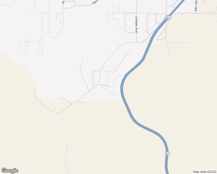 map of restaurants, bars, coffee shops, grocery stores, and more near Canyon House Road in Morongo Valley