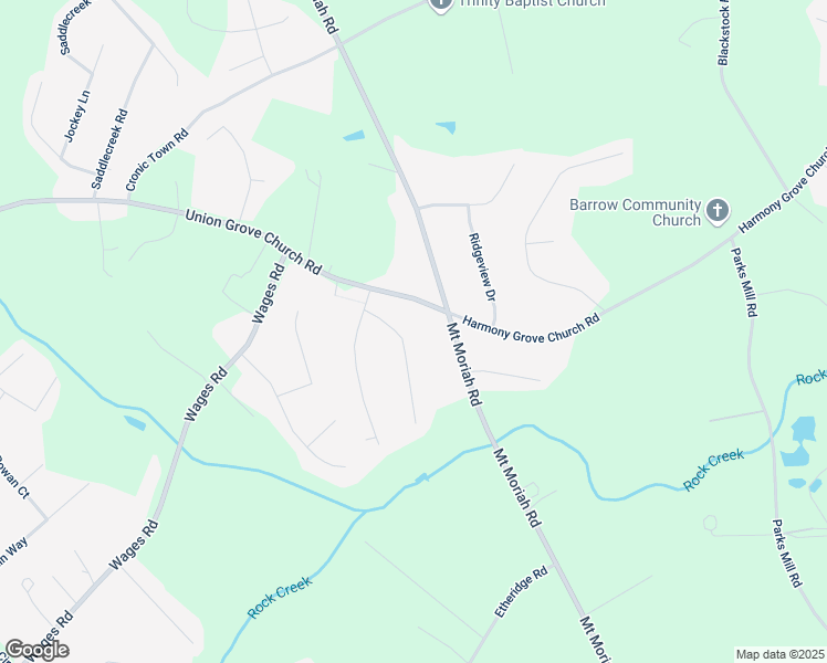 map of restaurants, bars, coffee shops, grocery stores, and more near 1544 Union Grove Church Road in Auburn