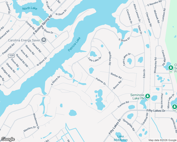 map of restaurants, bars, coffee shops, grocery stores, and more near 491 Palmer Drive in Southport