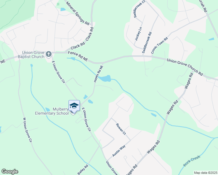 map of restaurants, bars, coffee shops, grocery stores, and more near 592 Hayes Road in Auburn