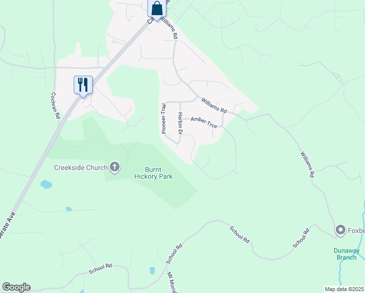 map of restaurants, bars, coffee shops, grocery stores, and more near 233 Harbin Drive in Dallas