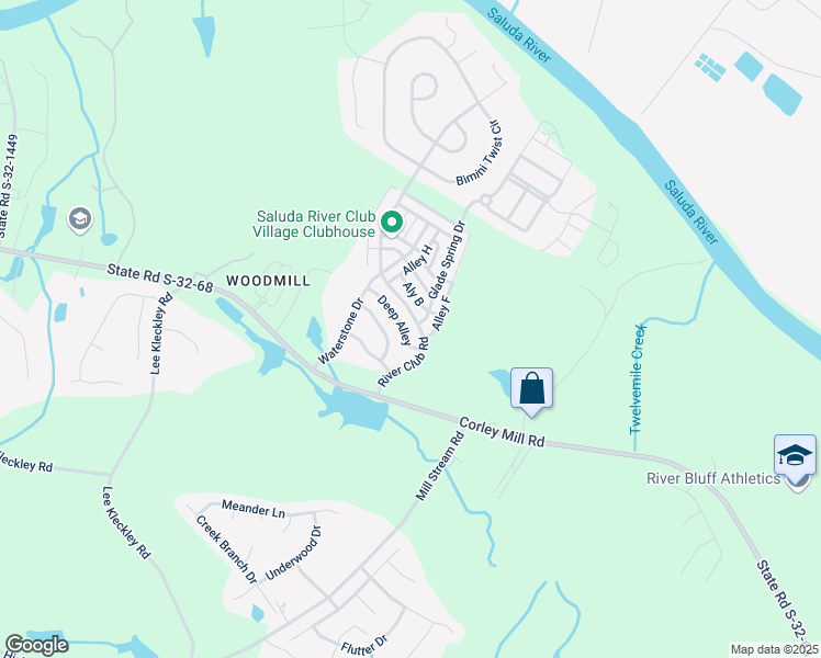 map of restaurants, bars, coffee shops, grocery stores, and more near 137 Travertine Crossing in Lexington