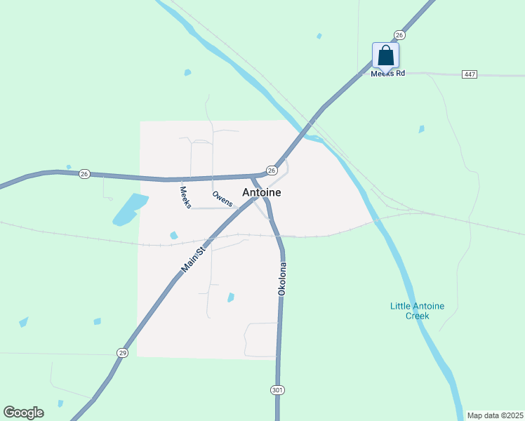 map of restaurants, bars, coffee shops, grocery stores, and more near in Antoine