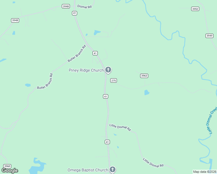 map of restaurants, bars, coffee shops, grocery stores, and more near 3400 County Road 41 in Arley