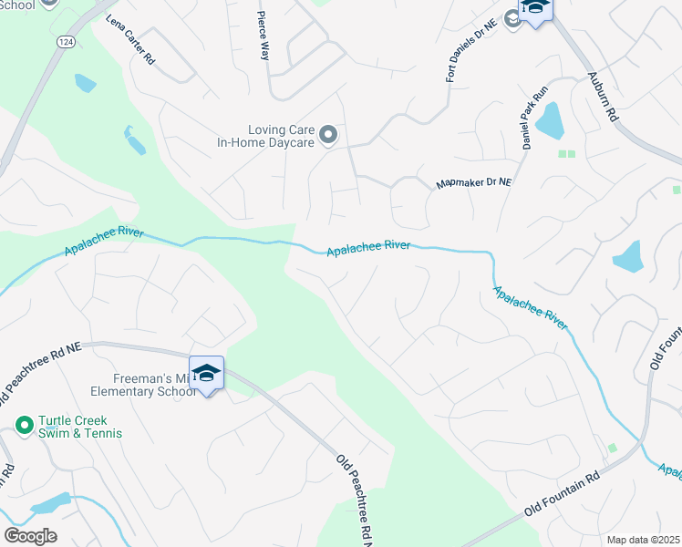 map of restaurants, bars, coffee shops, grocery stores, and more near 2436 Moultrie Court in Dacula