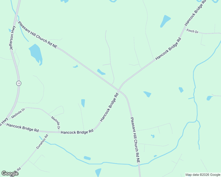 map of restaurants, bars, coffee shops, grocery stores, and more near 670 Pleasant Hill Church Road Northeast in Winder