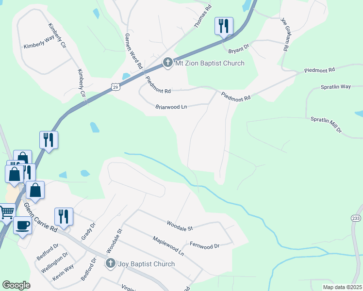 map of restaurants, bars, coffee shops, grocery stores, and more near 230 Ivywood Drive in Hull
