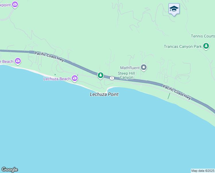 map of restaurants, bars, coffee shops, grocery stores, and more near 31532 Victoria Point Road in Malibu