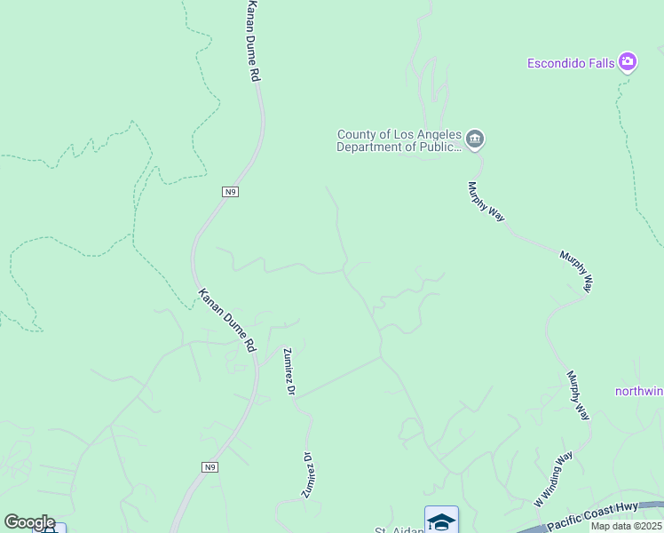 map of restaurants, bars, coffee shops, grocery stores, and more near 28222 Via Acero in Malibu
