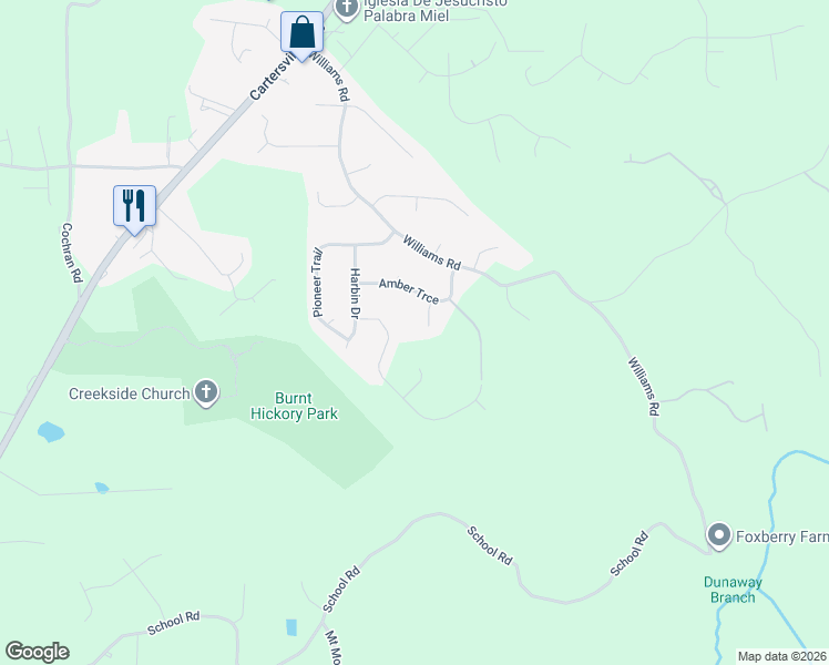 map of restaurants, bars, coffee shops, grocery stores, and more near 60 Caylee Court in Dallas