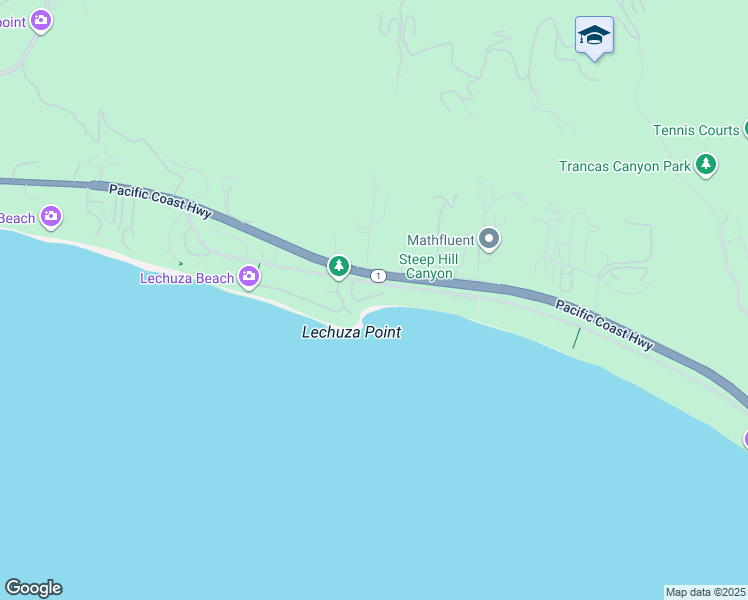 map of restaurants, bars, coffee shops, grocery stores, and more near 31516 Victoria Point Road in Malibu