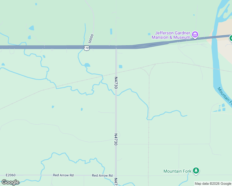 map of restaurants, bars, coffee shops, grocery stores, and more near Craig Road in Broken Bow