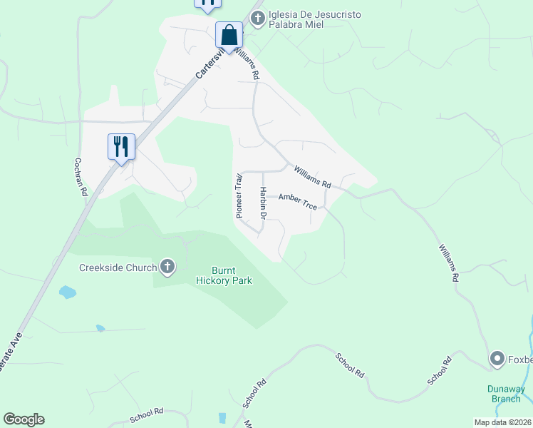 map of restaurants, bars, coffee shops, grocery stores, and more near 17 Timothy Drive in Dallas
