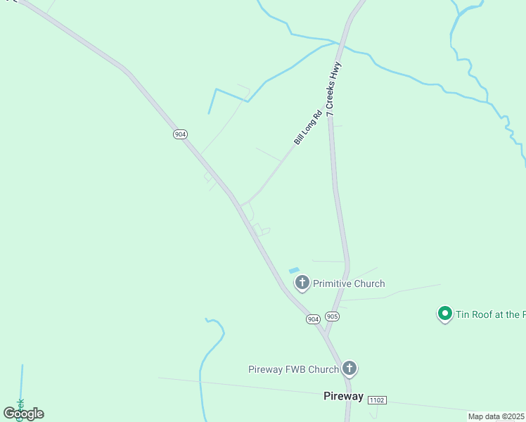 map of restaurants, bars, coffee shops, grocery stores, and more near 445 Bill Long Road in Tabor City