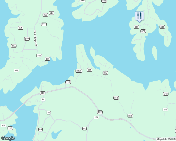 map of restaurants, bars, coffee shops, grocery stores, and more near 260 County Road 199 in Bremen