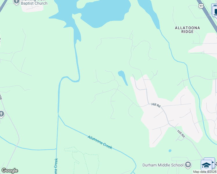 map of restaurants, bars, coffee shops, grocery stores, and more near 3329 Littleport Lane in Acworth