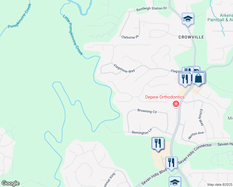 map of restaurants, bars, coffee shops, grocery stores, and more near 515 Lincolnwood Lane in Acworth