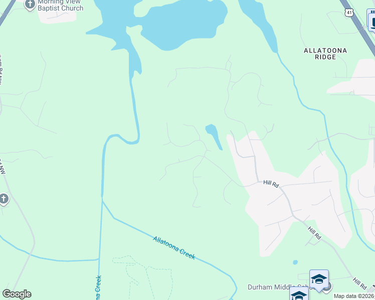 map of restaurants, bars, coffee shops, grocery stores, and more near 3329 Littleport Lane in Acworth