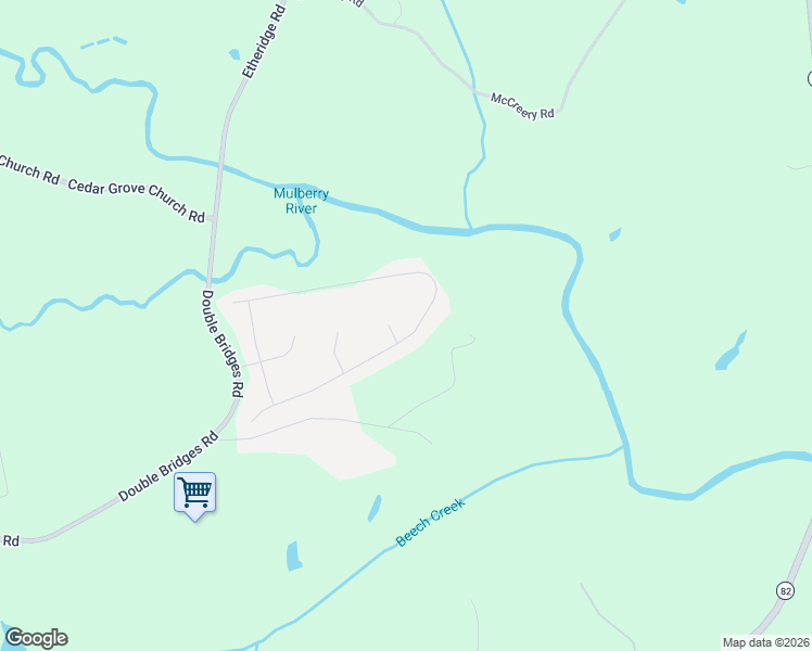 map of restaurants, bars, coffee shops, grocery stores, and more near 1646 Bismarck Circle in Winder