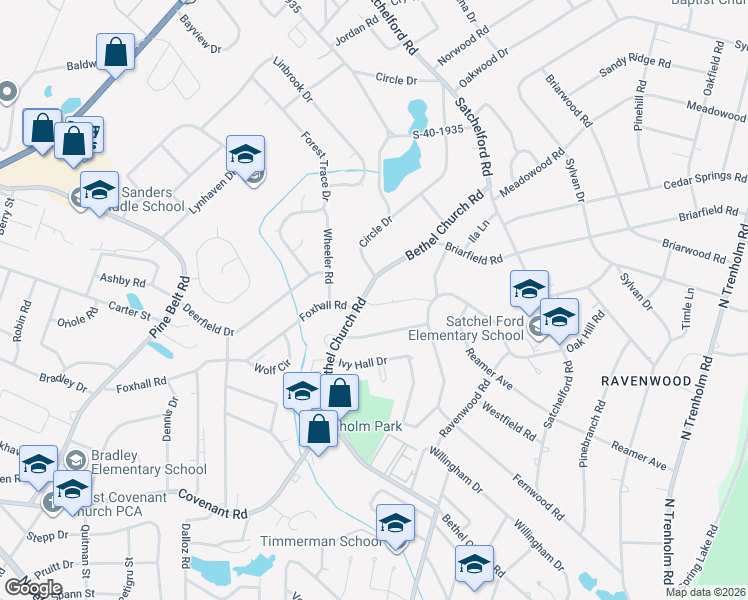 map of restaurants, bars, coffee shops, grocery stores, and more near 20 Mosswood Road in Columbia