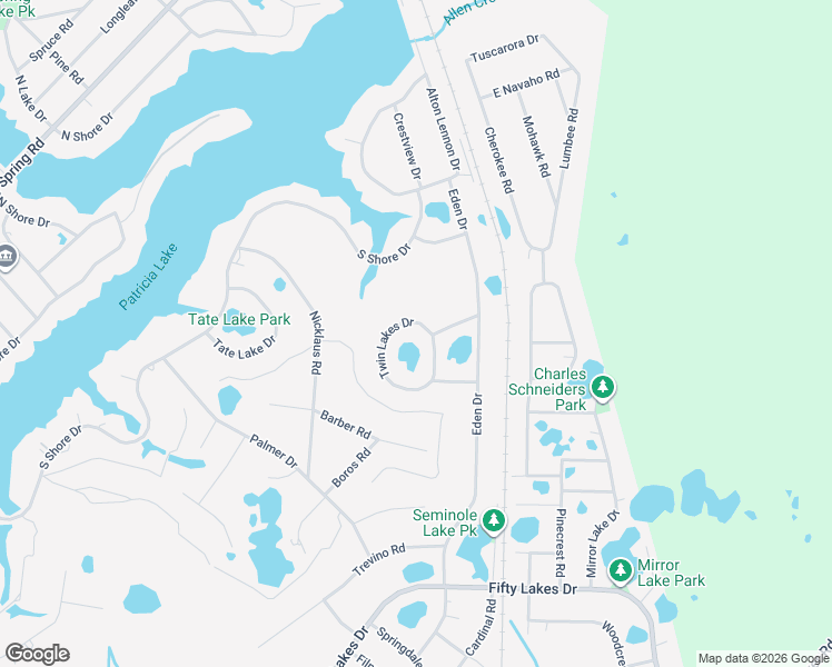 map of restaurants, bars, coffee shops, grocery stores, and more near 1115 Twin Lakes Dr in Southport