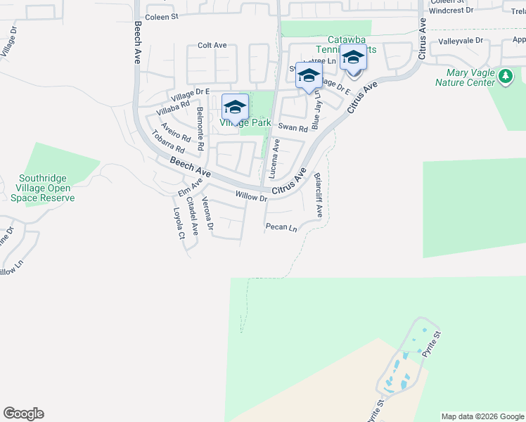 map of restaurants, bars, coffee shops, grocery stores, and more near 11952 Alpine Drive in Fontana