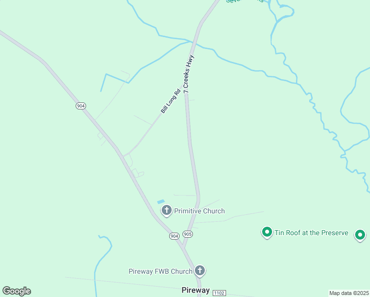 map of restaurants, bars, coffee shops, grocery stores, and more near 15324 7 Creeks Highway in Tabor City