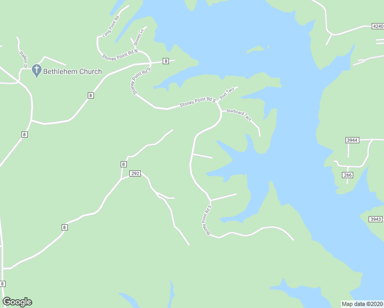 map of restaurants, bars, coffee shops, grocery stores, and more near Stoney Point Road South in Double Springs