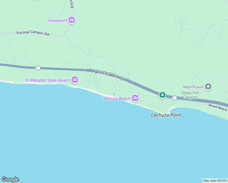 map of restaurants, bars, coffee shops, grocery stores, and more near 31833 Sea Level Drive in Malibu