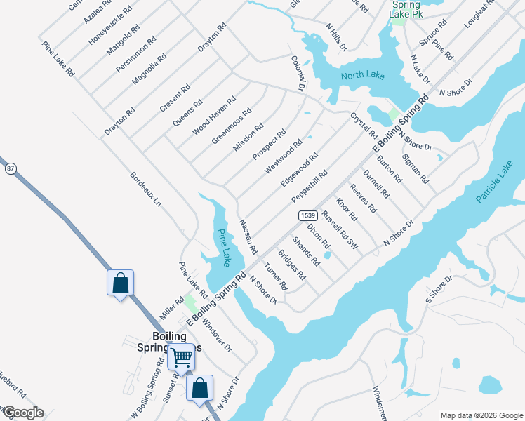 map of restaurants, bars, coffee shops, grocery stores, and more near 425-529 Edgewood Road in Southport