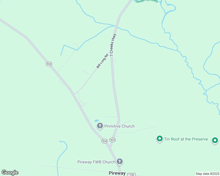 map of restaurants, bars, coffee shops, grocery stores, and more near 15324 7 Creeks Highway in Tabor City